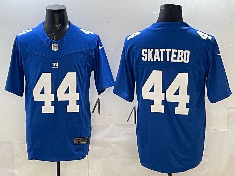 New York Giants #44 Cam Skattebo Giants V3 Style 1 Football Jersey football jersey product view 1