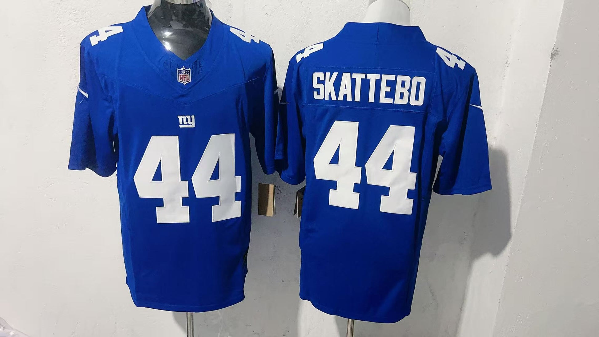 New York Giants #44 Cam Skattebo Style 2 Football Jersey football jersey product view 1