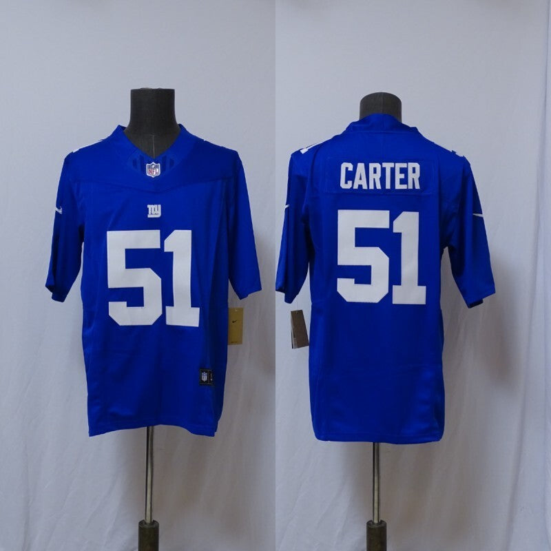 New York Giants #51 Abdul Carter Giants 3 Edition Football Jersey football jersey product view 1