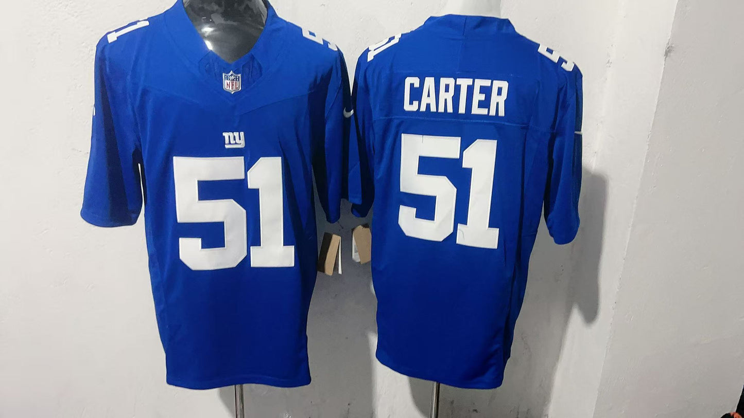 New York Giants #51 Abdul Carter Style 1 Football Jersey football jersey product view 1