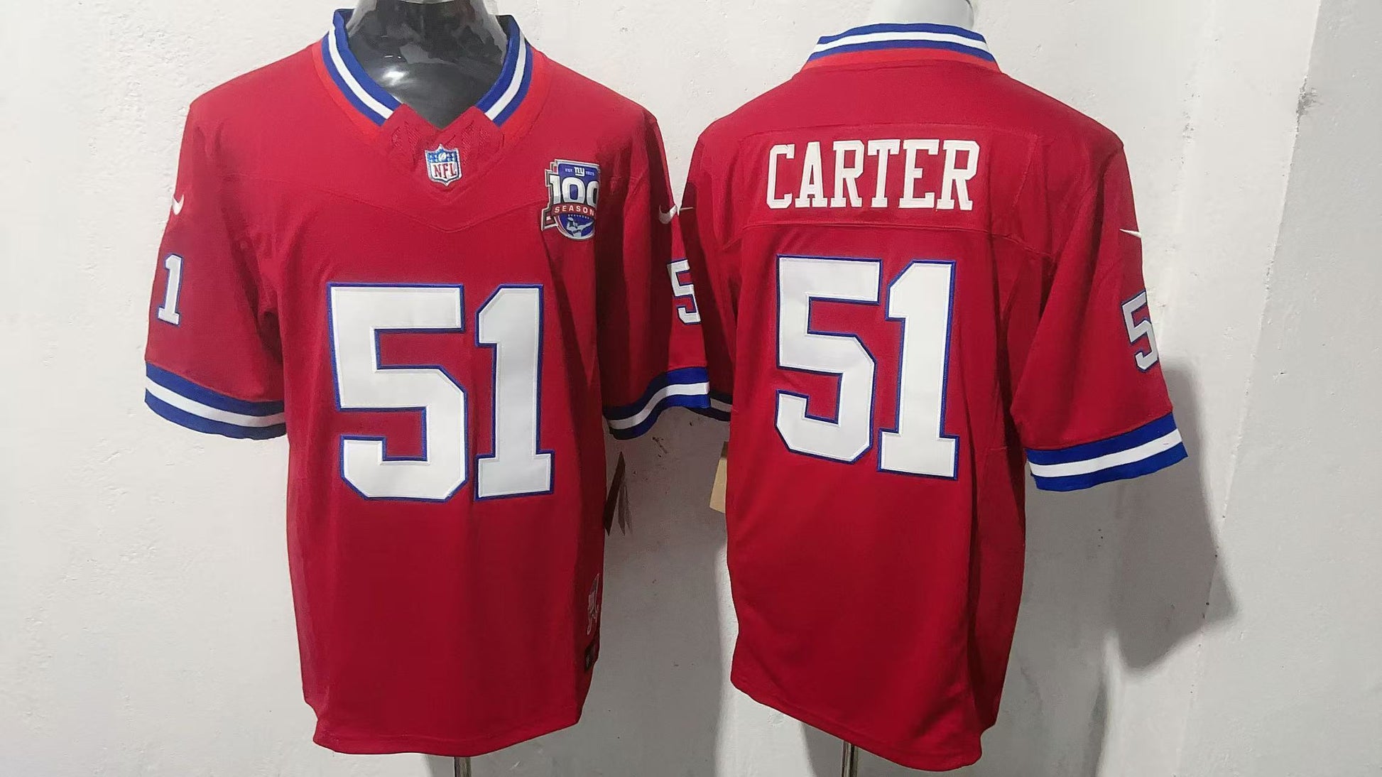 New York Giants #51 Abdul Carter Style 6 Football Jersey football jersey product view 1