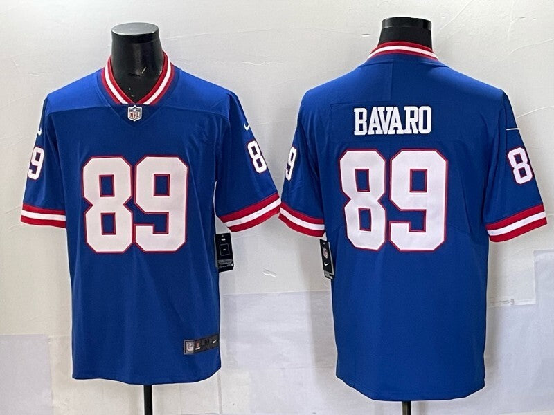 New York Giants #89 Mark Bavaro Giants Retro Football Jersey football jersey product view 1