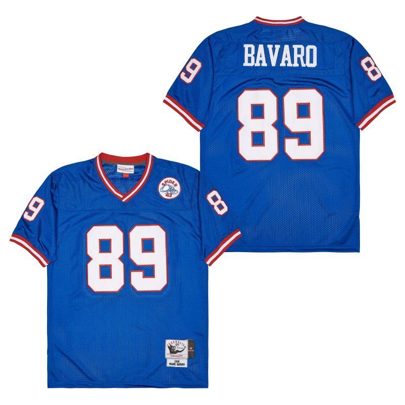 New York Giants #89 Mark Bavaro Giants simms 89 Blue Style 3 Football Jersey football jersey product view 1