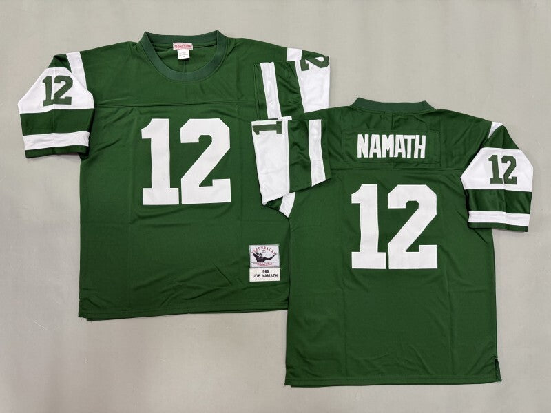 New York Jets #12 Joe Namath New York Jets Style 2 Football Jersey football jersey product view 1