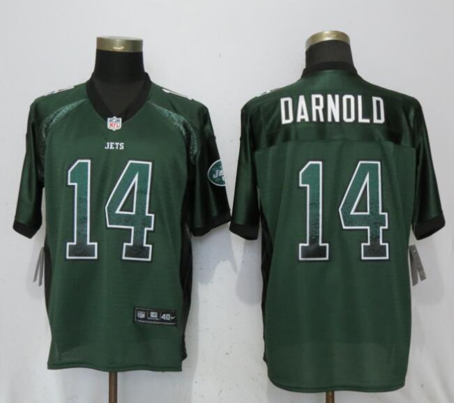 New York Jets #14 Sam Darnold Drift Fashion Green Elite Jerseys Football Jersey football jersey product view 1