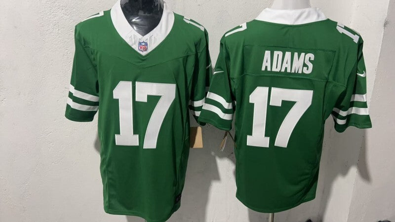 New York Jets #17 Davante Adams Style 2 Football Jersey football jersey product view 1