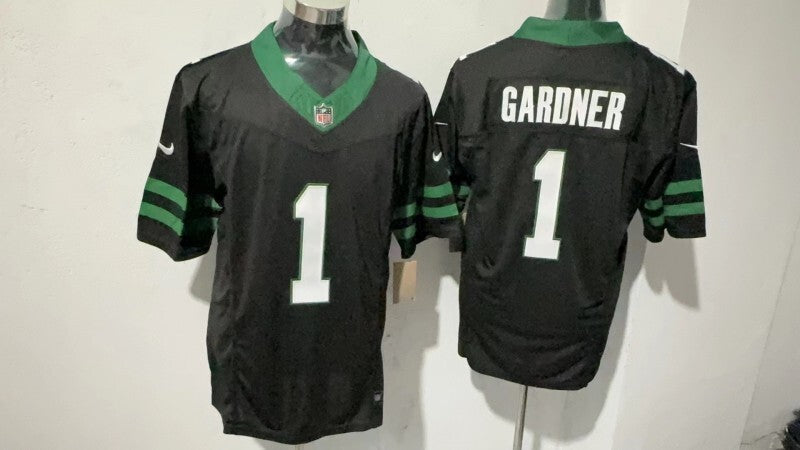 New York Jets #1 Ahmad Sauce Gardner Style 3 Football Jersey football jersey product view 1