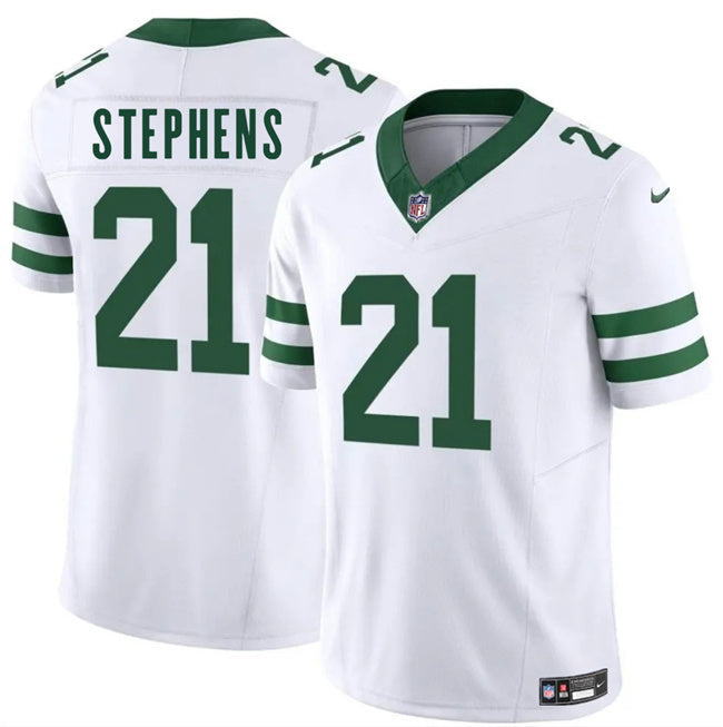 New York Jets #21 Brandon Stephens White 2025 F.U.S.E. Vapor Untouchable Football Jersey football jersey product view 1