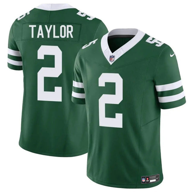 New York Jets #2 Tyrod Taylor Green 2024 F.U.S.E. Vapor Untouchable Limited Football Jersey football jersey product view 1