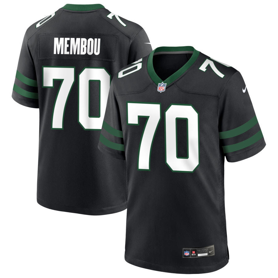New York Jets #70 Armand Membou Style 1 Football Jersey football jersey product view 1
