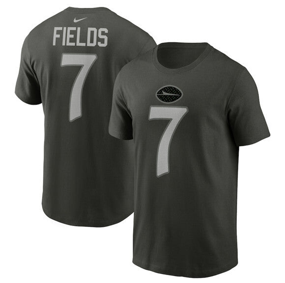 New York Jets #7 Justin Fields Gotham Green 2025 Rivalries Collection Player Name Style 1 Football Jersey football jersey product view 1