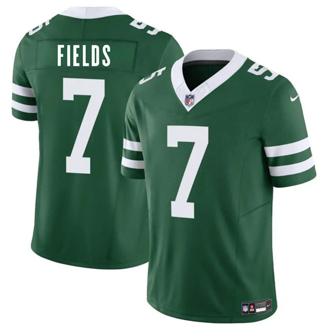 New York Jets #7 Justin Fields Green 2025 F.U.S.E. Vapor Untouchable Limited Football Jersey football jersey product view 1