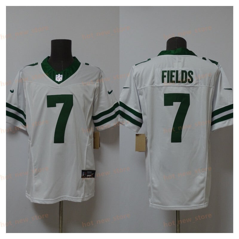New York Jets #7 Justin Fields Jets 3 Edition Style 3 Football Jersey football jersey product view 1
