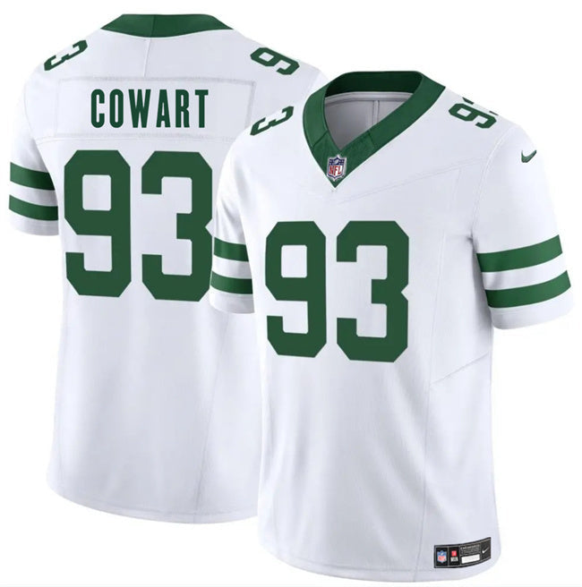 New York Jets #93 Byron Cowart White 2025 F.U.S.E. Vapor Untouchable Limited Football Jersey football jersey product view 1