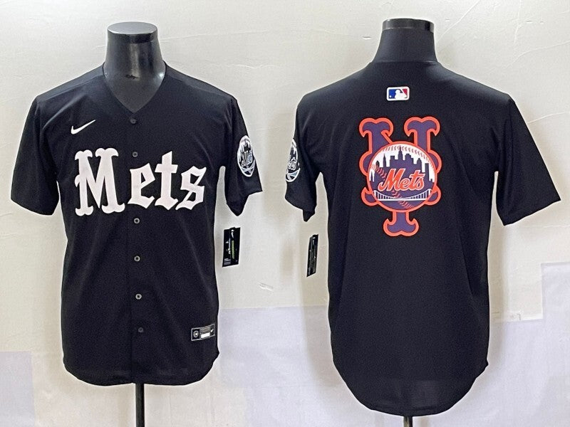 New York Mets Mets 5 Collaboration Style 2 Baseball Jersey baseball jersey product view 1