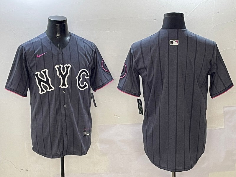 New York Mets Mets City Adult Style 3 Baseball Jersey baseball jersey product view 1
