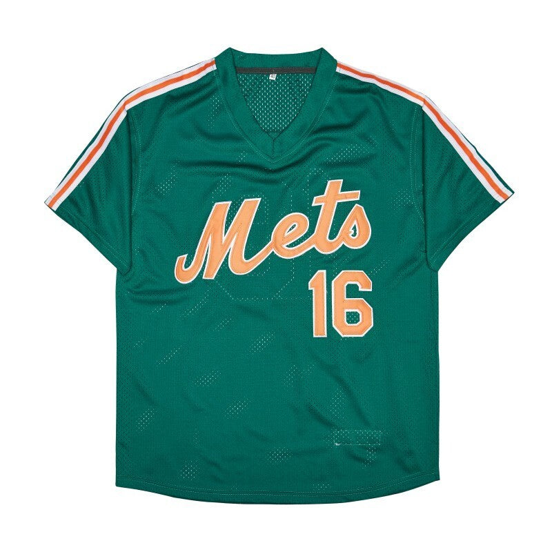 New York Mets #16 Dwight Gooden Style 5 Baseball Jersey baseball jersey product view 1