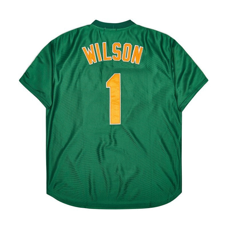 New York Mets #1 MOOKIE WILSON Style 4 Baseball Jersey baseball jersey product view 1