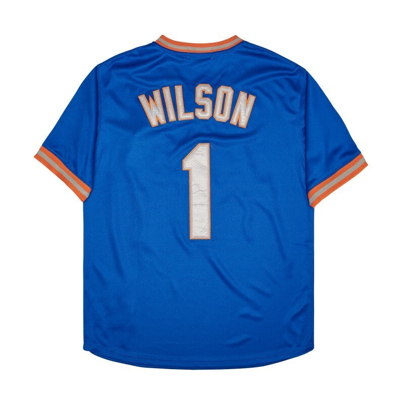 New York Mets #1 MOOKIE WILSON Style 7 Baseball Jersey baseball jersey product view 1