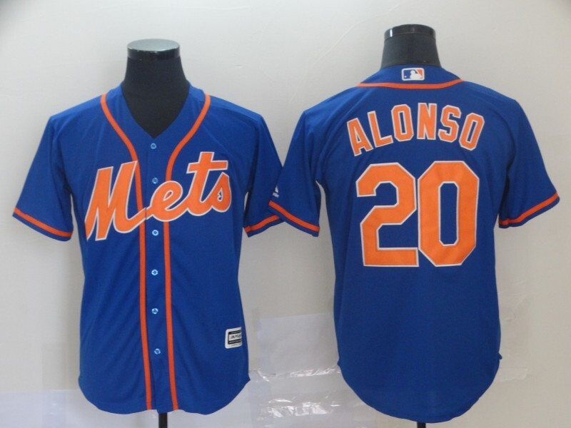 New York Mets #20 Pete Alonso Style 4 Baseball Jersey baseball jersey product view 1