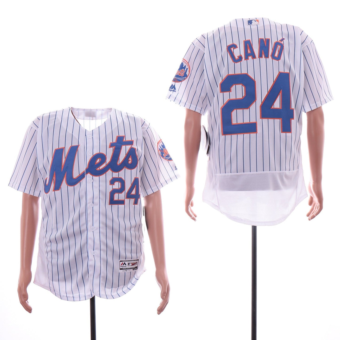 New York Mets #24 Robinson Cano Style 1 Baseball Jersey baseball jersey product view 1