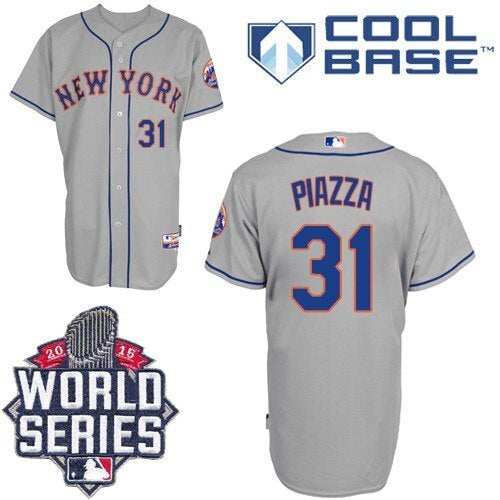 New York Mets #31 Mike Piazza Style 4 Baseball Jersey baseball jersey product view 1