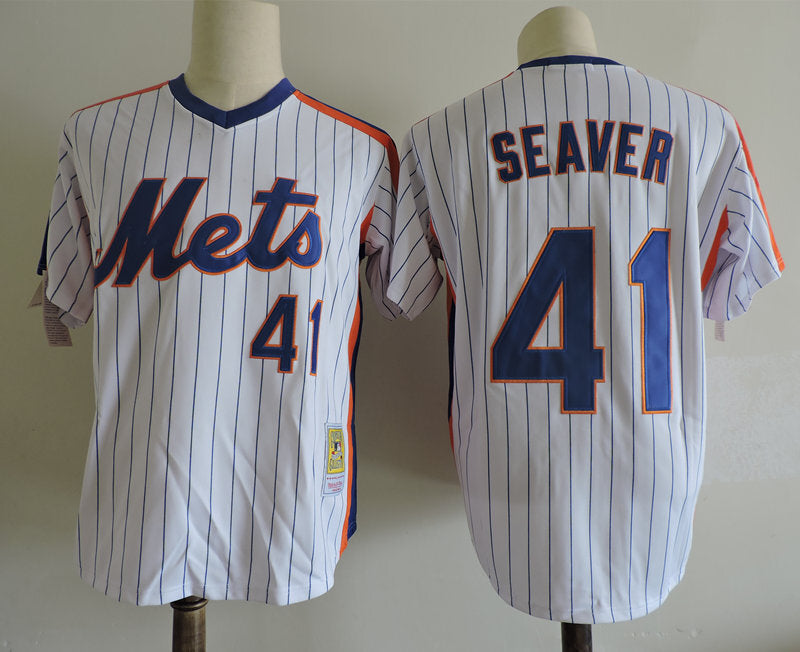 New York Mets #41 Style 1 Baseball Jersey baseball jersey product view 1