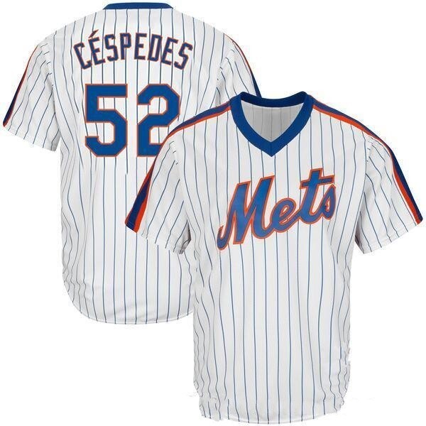 New York Mets #52 Yoenis Cespedes Style 1 Baseball Jersey baseball jersey product view 1