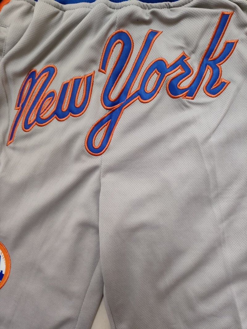 New York Mets mlb Mets Gray Shorts 3-3xl Style 1 Baseball Jersey baseball jersey product view 1