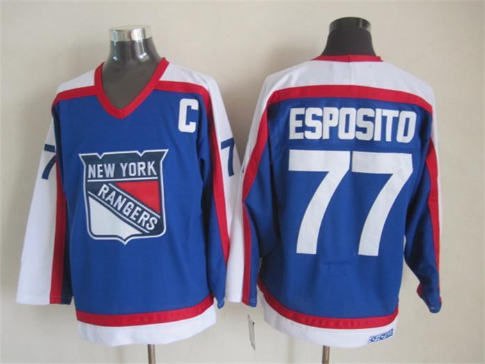 New York Rangers New York Rangers Style 58 Hockey Jersey hockey jersey product view 1