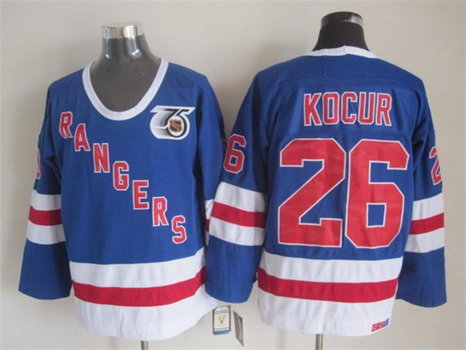 New York Rangers New York Rangers Style 60 Hockey Jersey hockey jersey product view 1