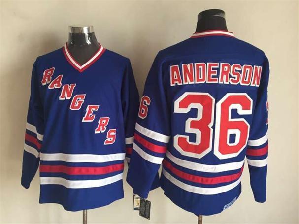 New York Rangers New York Rangers Style 82 Hockey Jersey hockey jersey product view 1