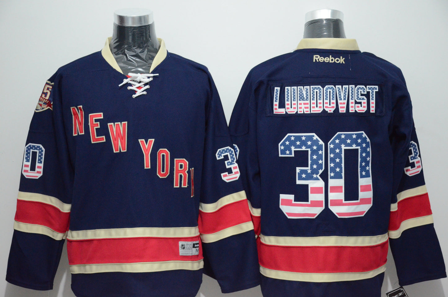 New York Rangers Style 2 Hockey Jersey hockey jersey product view 1