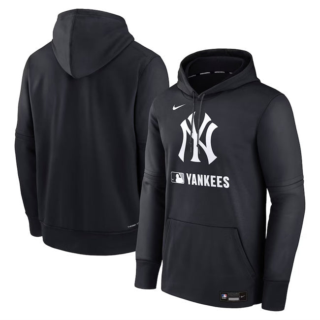 New York Yankees Navy Collection Performance Pullover Hoodie Baseball Jersey baseball jersey product view 1