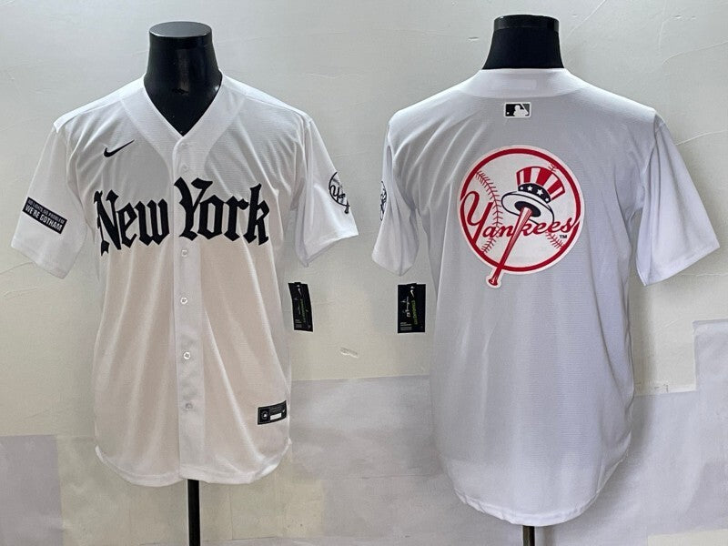 New York Yankees Yankees 5 Collaboration Style 23 Baseball Jersey baseball jersey product view 1