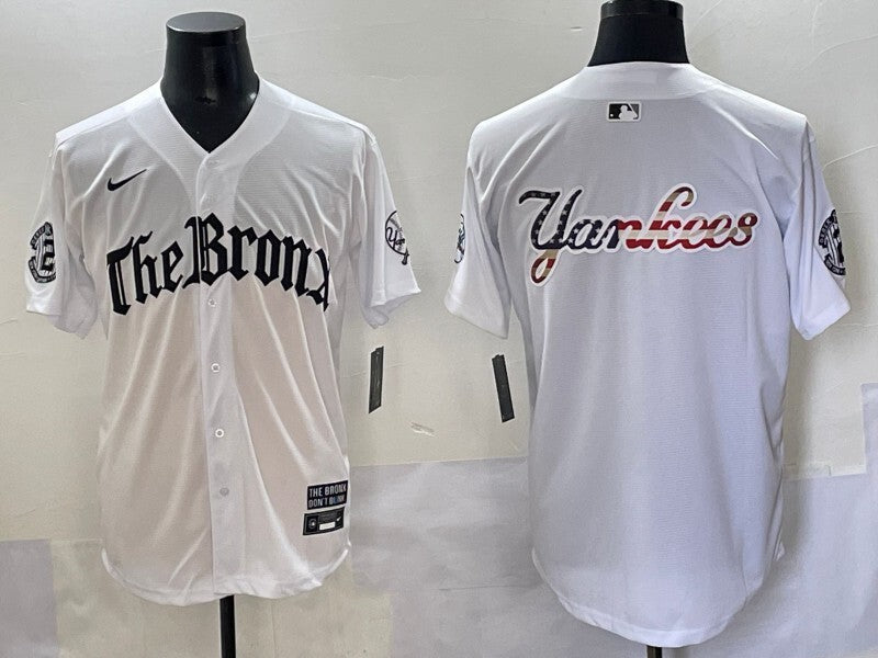New York Yankees Yankees 5 Collaboration Style 29 Baseball Jersey baseball jersey product view 1