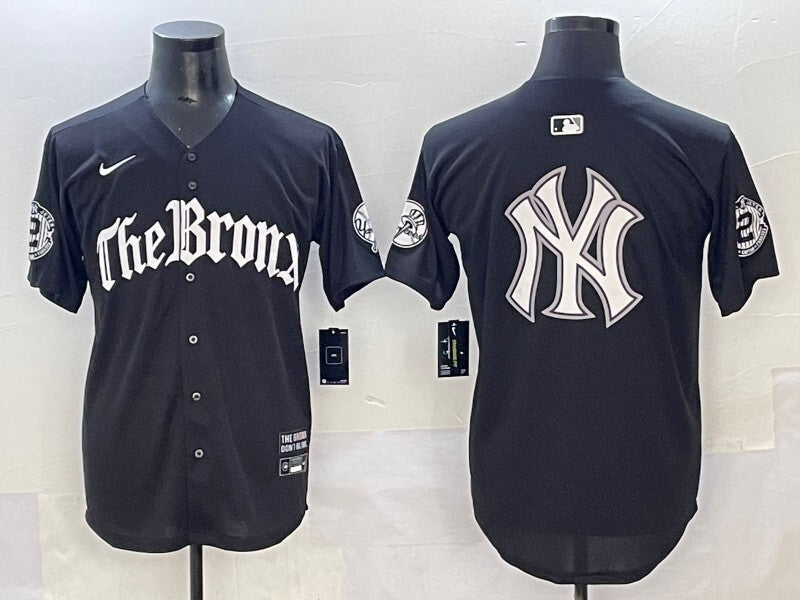 New York Yankees Yankees 5 Collaboration Style 32 Baseball Jersey baseball jersey product view 1