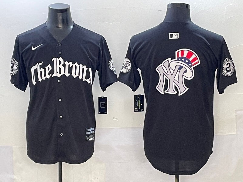New York Yankees Yankees 5 Collaboration Style 33 Baseball Jersey baseball jersey product view 1