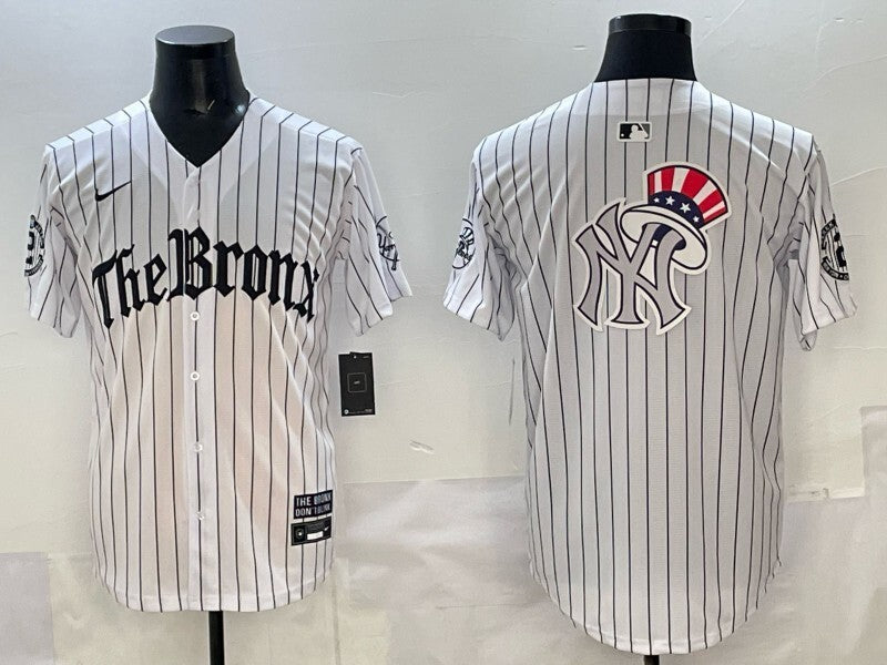 New York Yankees Yankees 5 Collaboration Style 4 Baseball Jersey baseball jersey product view 1