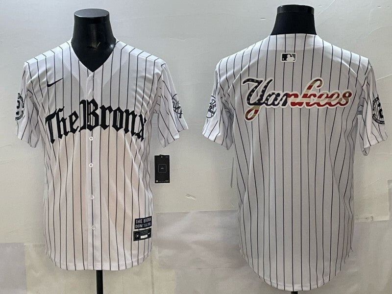 New York Yankees Yankees 5 Collaboration Style 5 Baseball Jersey baseball jersey product view 1