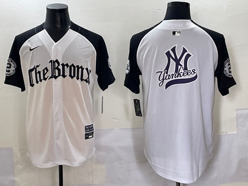 New York Yankees Yankees 5 Collaboration Style 9 Baseball Jersey baseball jersey product view 1