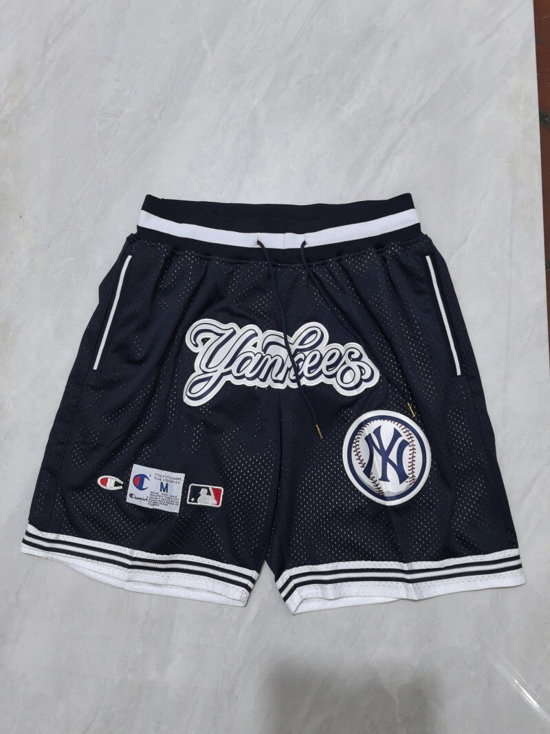 New York Yankees Yankees Retro Shorts (1)_[1] Baseball Jersey baseball jersey product view 1