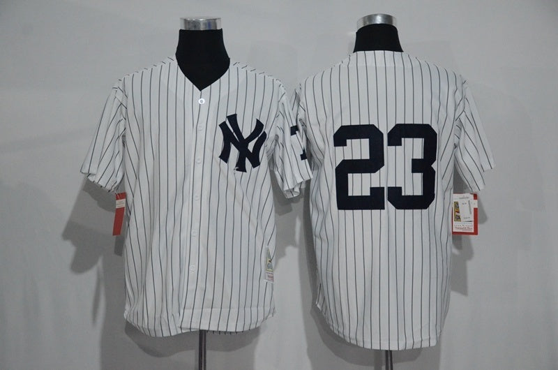 New York Yankees #23 Don Mattingly Style 4 Baseball Jersey baseball jersey product view 1