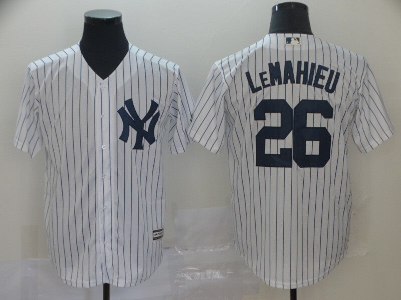 New York Yankees #26 DJ LeMahieu Yankees 1 Baseball Jersey baseball jersey product view 1
