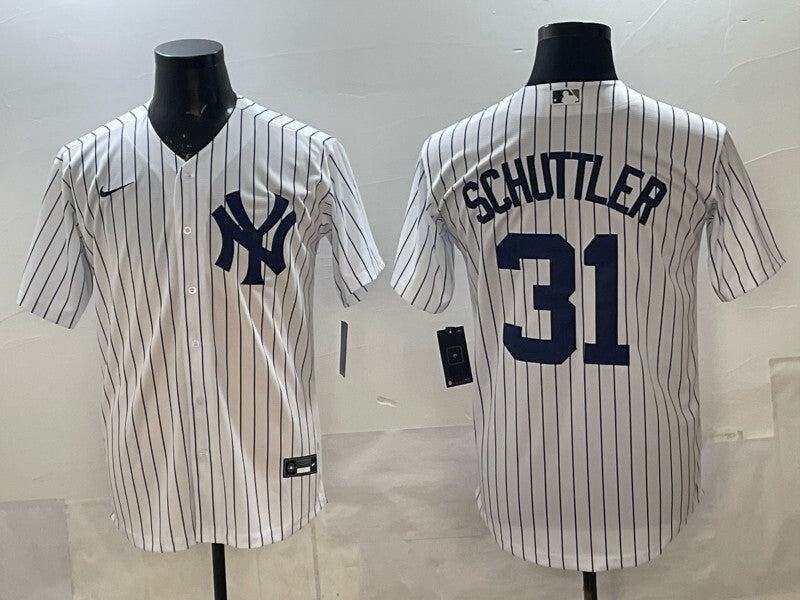 New York Yankees #31 Cam Schlittler Yankees Adult Baseball Jersey baseball jersey product view 1