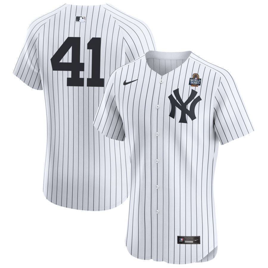 New York Yankees #41 Tommy Kahnle 2024 World Series Elite Home Baseball Jersey baseball jersey product view 1