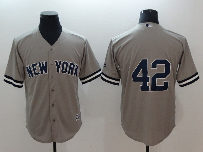 New York Yankees #42 Mariano Rivera Style 7 Baseball Jersey baseball jersey product view 1