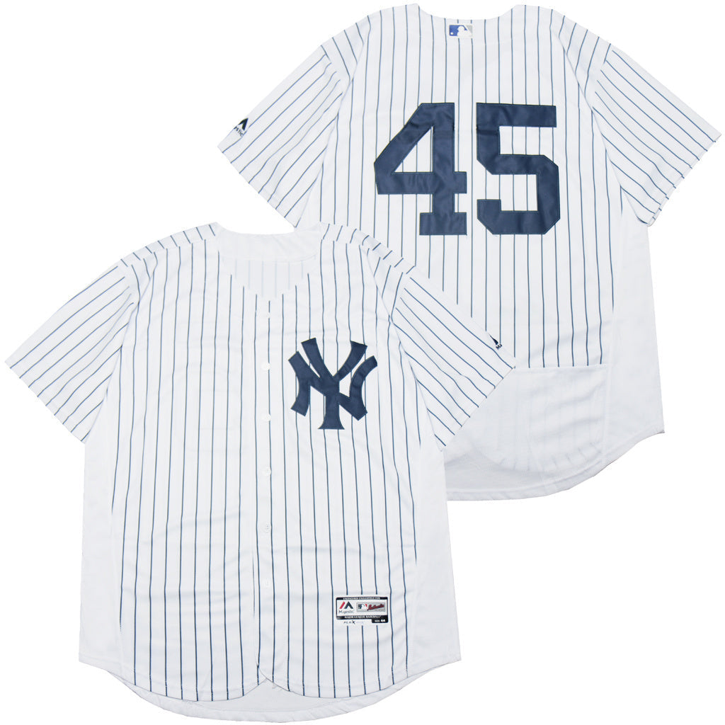 New York Yankees #45 Gerrit Cole Yankees 45 White Elite Baseball Jersey baseball jersey product view 1
