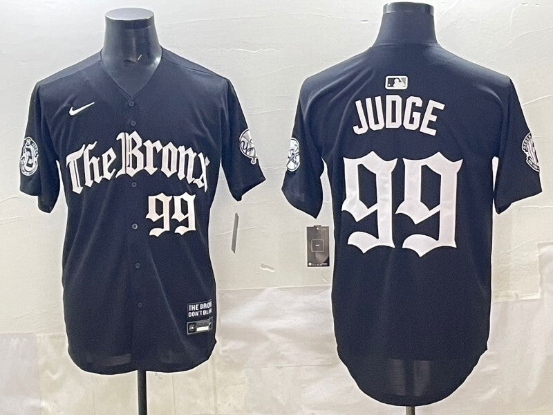New York Yankees #99 Aaron Judge Yankees 5 Collaboration Style 1 Baseball Jersey baseball jersey product view 1