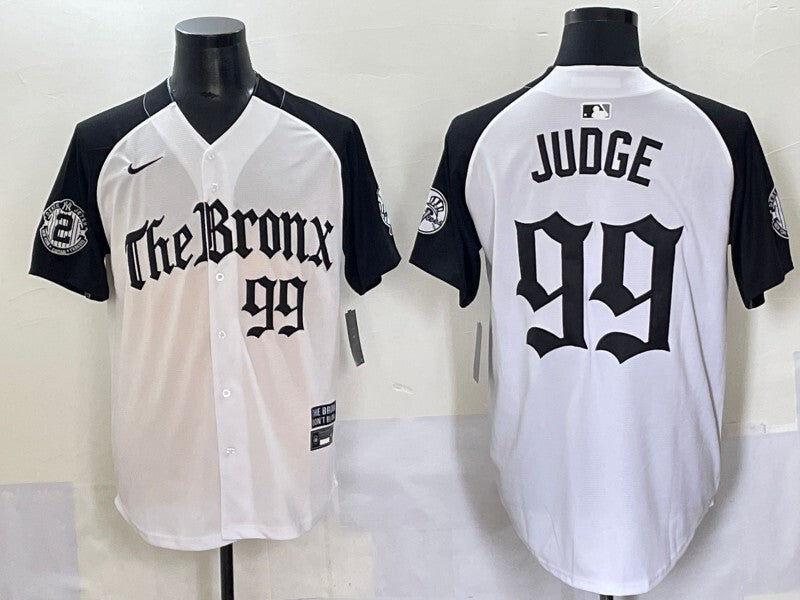 New York Yankees #99 Aaron Judge Yankees 5 Collaboration Style 3 Baseball Jersey baseball jersey product view 1